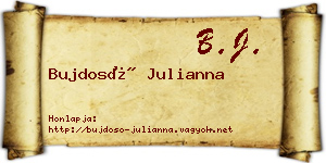 Bujdosó Julianna névjegykártya