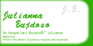 julianna bujdoso business card